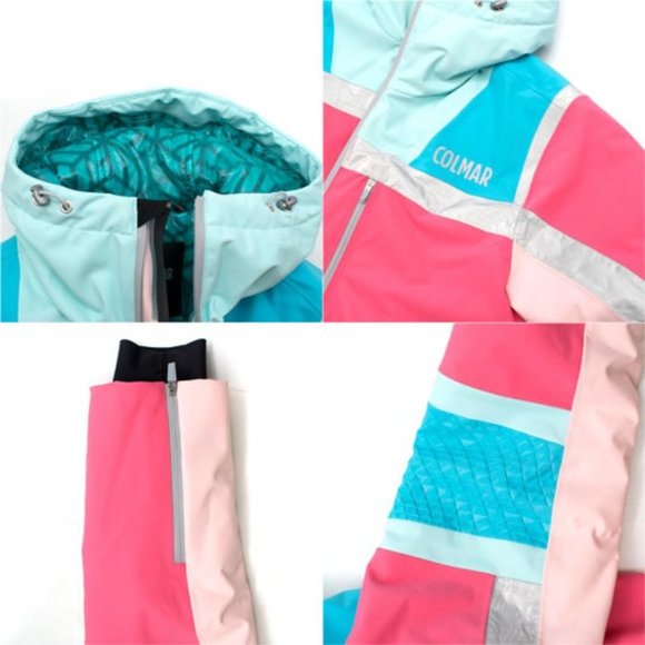 COLMAR Pink Ski Jacket 38 IT Space Race - Picture 4 of 5